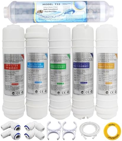 6-Stage RO Complete Replacement Filter Set, Quick Connect, with Alkaline Mineral Filter, for 6-Stage Under-Sink Water Filtration Systems by Unknown