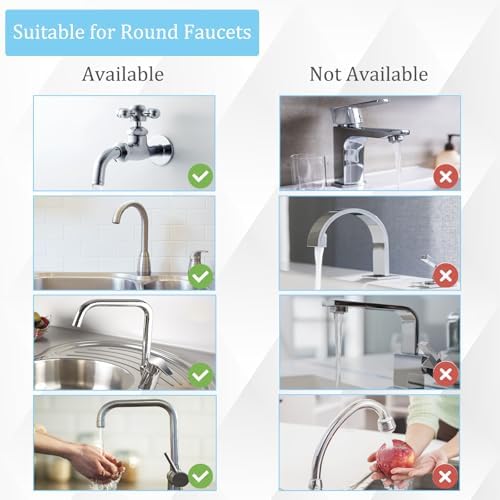 Sink Spray Rubber Hose, Sink Hose Attachment for Faucet Portable Sink Hose Faucet Sprayer, Shampoo Sprayer for Dog, Pets, Bathing Baby, Washing Hair, Rinsing Vegetables (For sink) - Image 2