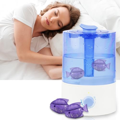 Humidfier Cleaner Fish for Humidifier & Fish Tank, 6 Pack, Purple - Image 4