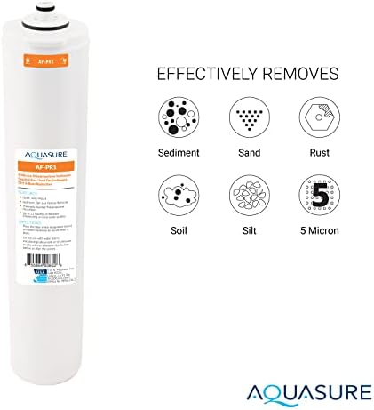 Aquasure Premier Series Complete 4-Stage with Alkaline Remineralizing Quick Twist Filter Replacement Cartridge Bundle Set AF-CP75ALK | Compatible with AS-PR75 Reverse Osmosis Water Filtration System - Image 2