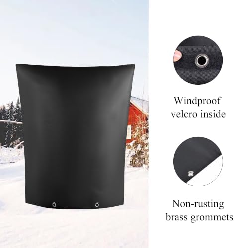 16"Wx20"H Backflow Preventer Insulation Cover, Sprinkler Covers for Outside - Image 4