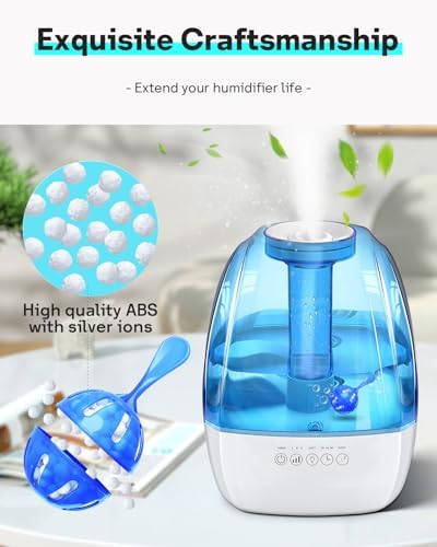 Leemone Humidifier Cleaner, Demineralization Cleaning Ball, 12 Pack - Image 6