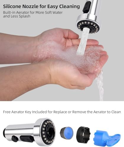 Hibbent NSF/ANSI/CAN 61 & 372 Certified Kitchen Faucet Head Replacement - Image 4
