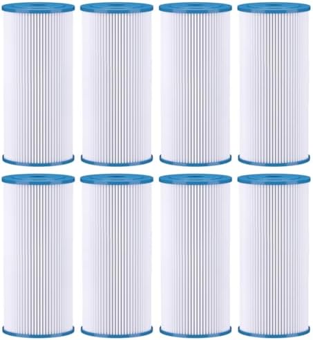 8-Pack of Baleen Filters 10" x 4.5" 1 Micron Pleated Sediment Filter Cartridge Replacement for HDX SPC-45-1001, Watts FM-BB-10-1, Pentek S1-BB by BaleenFilters