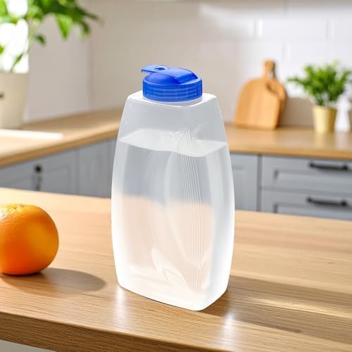 Amazing Abby - Fitly - 64-oz Plastic Pitcher (2-Pack), Unbreakable Water Pitcher with Lid, BPA-Free, Heat-Resistant, Dishwasher-Safe, Great for Both Iced and Hot Drinks, Indoors and Outdoors - Image 3