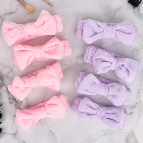 Ondder Skincare Headband for Washing Face Spa Makeup Face Wash Headband Skin Care Headbands Terry Cloth Head Band Bachelorette Party Favors Spa Party Hair Accessories Bachelorette Gifts for Bride - Image 7