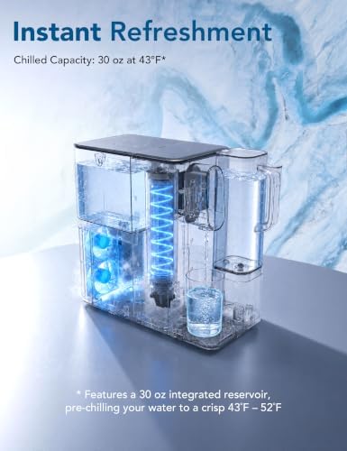 Leysern Cold Countertop Reverse Osmosis Water Filter, No Installation - Image 2