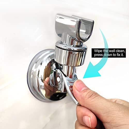 Medsuo Suction Shower Head Holder, 360° Adjustable for Bathroom - Image 2