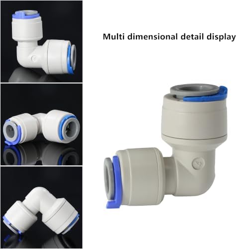 5/16"x3/8" Push Connect Elbow for RO Water Line, 3Pcs - Image 3