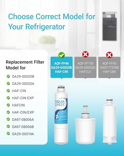 AQUA CREST AQF-FF27 Replacement for Samsung HAF-CIN/EXP Water Filter 3 Pack - Image 2