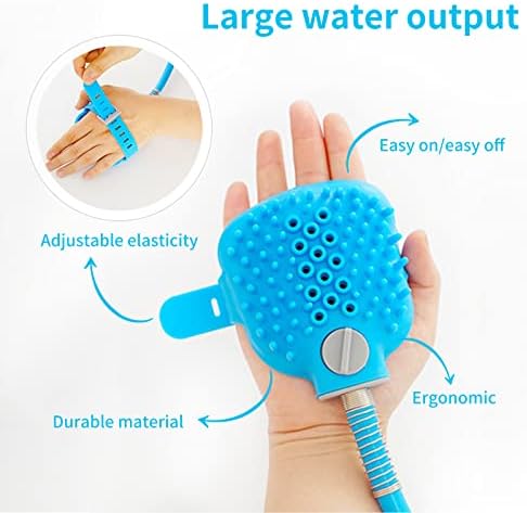 Dog Shower Attachment Slip-On Dog Shower Hose for Bathtub Faucet Detachable Shower Head Sprayer, 6ft Handheld Shower Attachment Hose for Sink/Shower - Image 3