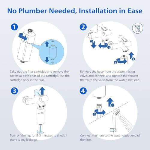 PHILIPS Shower Filter, Reduces Chlorine & Heavy Metals, AWP1775CH/37 - Image 5