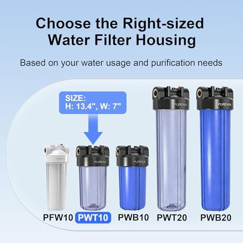 PWT10 Whole House Water Filter Housing, Fits 10” x 4.5” Big Filters - Image 7