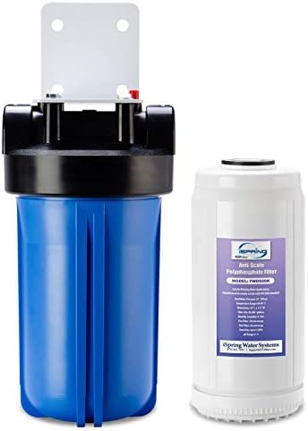iSpring WDS80K Anti-Scale 10" x 4.5" Whole House Water Filter with Patented Scale Inhibitor by iSpring