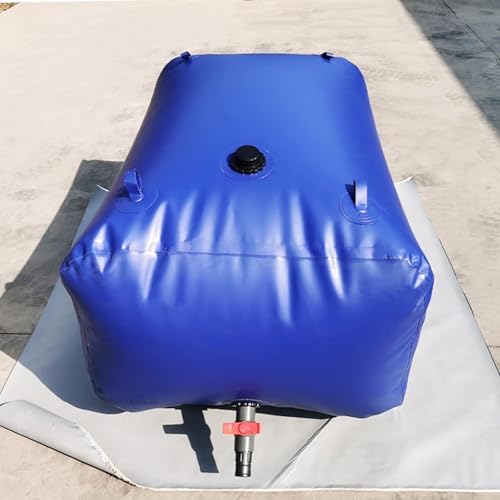 Extra Large Water Storage Tank - 500 Gallon Heavy-Duty Rainwater Collection System for Outdoor Use, Durable, UV Resistant, Ideal for Gardening and Irrigation by Unknown