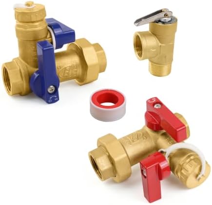 1 Set Niikappu Tankless Water Heater Service Valve Kit-FIPxFIP(TOOL028-1) by Unknown