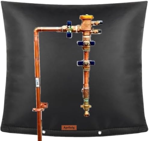 Outdoor Pipe Insulation Covers Winter Freeze Protection (-5°F) by Aprllolg