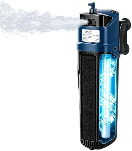 COOSPIDER Fish Tank Filter U-V Submersible Aquarium Filter 132GPH by Coospider