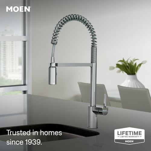 Moen Align Spring Touchless Kitchen Faucet, Chrome, 5923EWC - Image 2