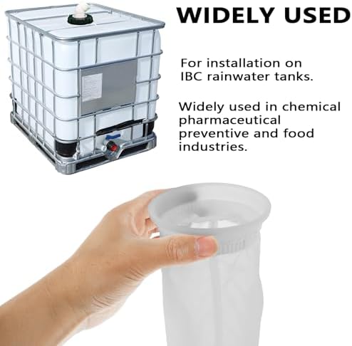 3Pcs IBC Lid Filter, IBC Lid Nylon Filter Screen, IBC Tote Tank, Rain Water Filter for Venting Ton Barrel Plastic Cover Tote Tank Lid Breath Cover - Image 5