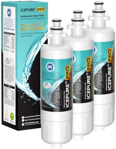 ICEPURE PRO ADQ36006101 NSF401 Certified Replacement for LG LT700P, 3PACK by ICEPURE