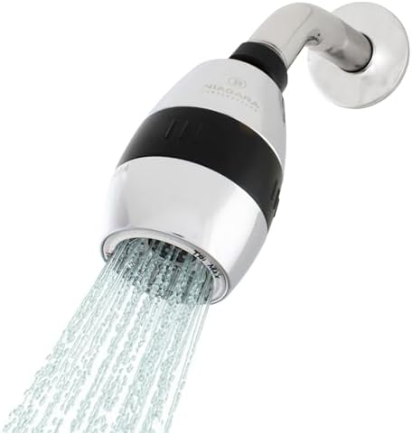 Niagara Conservation N2615CH Tri-Max 1-Spray with 0.5-1.5 GPM 2-in. Wall Mount Adjustable Fixed Shower Head in Chrome, 1-Pack | Bathroom Shower Head Sprayer with Pressure Compensation by Niagara+Conservation