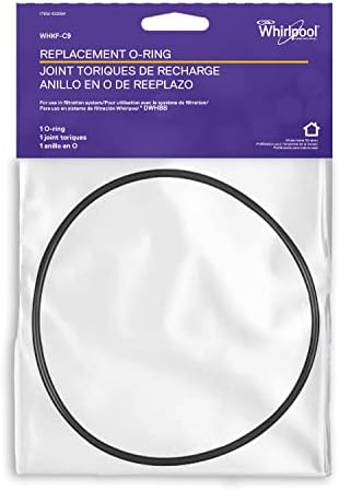 Whirlpool Genuine Parts O Ring WHKF-C9 for Large Household Filtration System, 5.82" in Diameters, Designed to Seal Home Water Filter Housings WHKF-DWHBB-Timer, Pack of 1 by Unknown