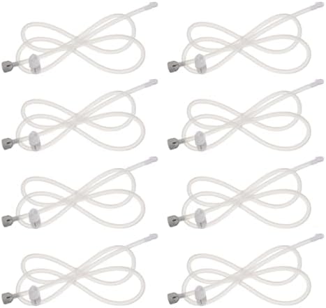 8pcs Water Flosser Replacement Hose for Oral Irrigator Home Use by BRIGHTFUFU