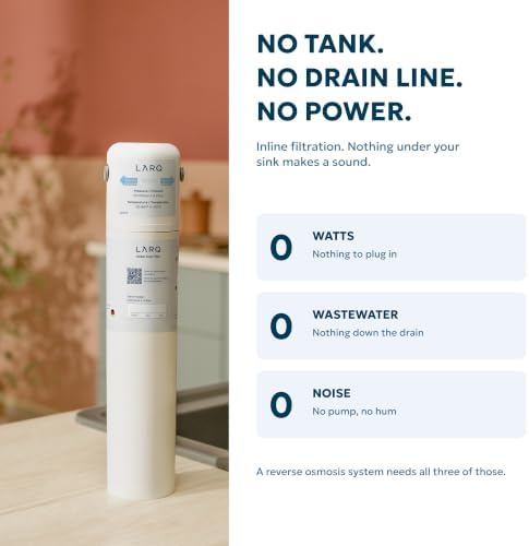LARQ Under Sink Water Filter Purifier System, Removes PFAS, Lead, Chlorine - Image 4