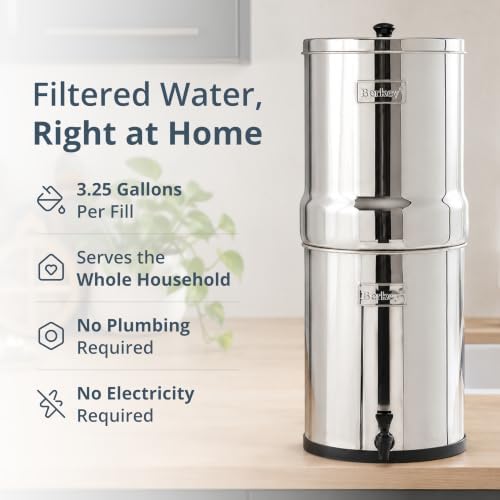 Royal Berkey 3.25 Gal Gravity Water Filter System with 2 Fluoride Filters - Image 5