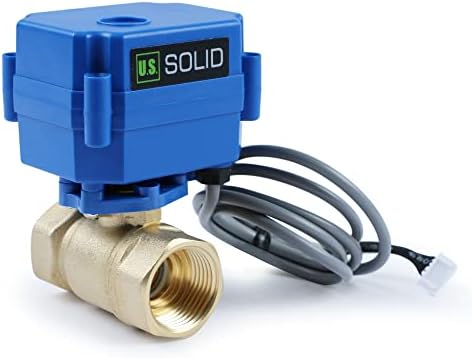 U.S. Solid Water Leak Detector with Auto Shutoff Valve, Sound Alarm, 3/4" Motorized Brass Ball Valve & 3 Sensors, Home Flood Prevention & Water Damage Defense for Basement, Laundry, Water Heater - Image 2