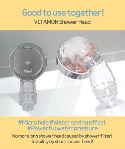 [Compatible for Any Shower Head] BUBBLEMON Vitamin C Shower Filter,Rose Scent,Made in Korea,Hard Water Softer,Chlorine Reduction,Aroma Therapy,Shower Head Filter for Skin and Hair,Easy Installation - Image 4