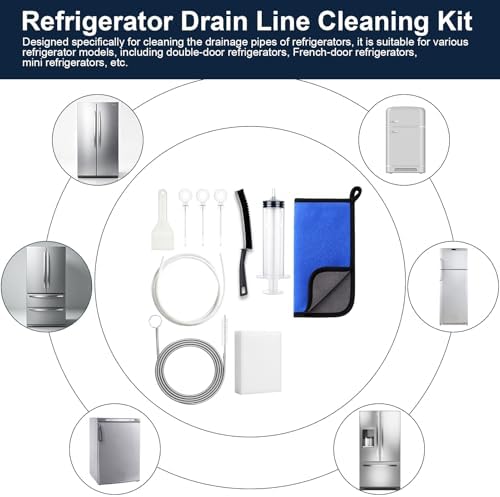 XANGNIER Refrigerator Water Line Cleaning Brush Kit,10 Pcs - Image 3