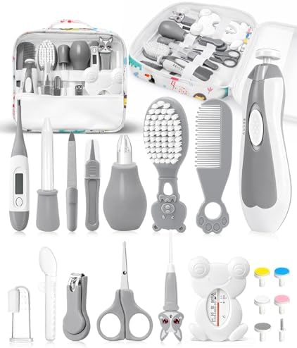 YASEW Baby Grooming Kit with Electric Nail Trimmer, Newborn Essentials by yasew