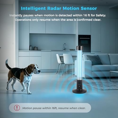 38W UV Light Sanitizer Lamp, Ozone-Free Home Disinfection Device - Image 5