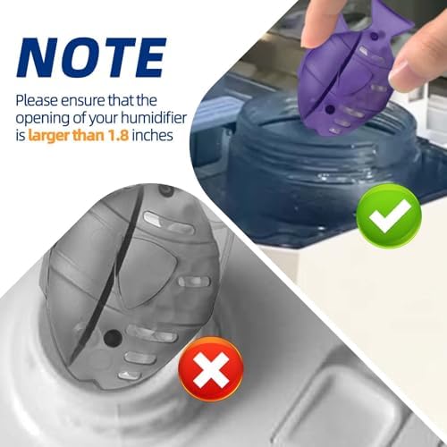 Humidifier Cleaner Fish, Tank Cleaning Cartridge, Purifies Water - Image 3