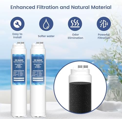 K00493 Arctic Pure Ice Maker Water Filter, Compatible with Manitowoc AR-10000-P Ice Maker Pack of 2 - Image 2