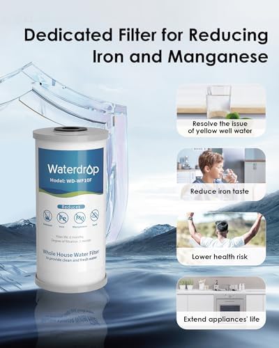 Waterdrop WD-WHF21-FG 2-Stage Whole House Filter System with WD-RPFK Spin Down Sediment Filter, Bundle - Image 2