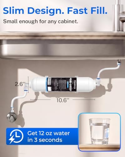 PureDrop PDR-US12P-PE Under Sink Water Filter System with PE Tubing - Image 6