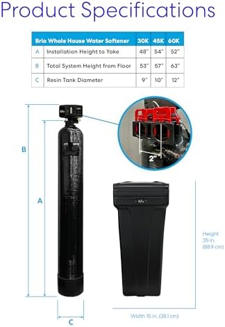 Brio WSFS9510 Whole House Water Softener System, 32,000 Grain - Image 3