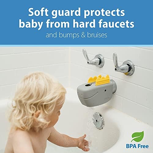 Dr. Brown's Baby and Toddler Toothbrush, Green and Orange Dinosaur 2-Pack, 1-4 Years, and CleanUp Dino-Soft Baby Bath Spout Cover, Toddler Bathtub Safety for Kids, BPA Free, Certified Plastic Neutral - Image 4