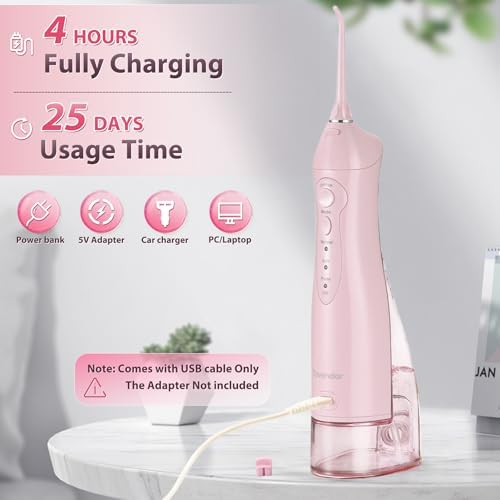 TOVENDOR Electric Water Dental Flosser Teeth Pick, Cordless Oral Irrigator - Image 6