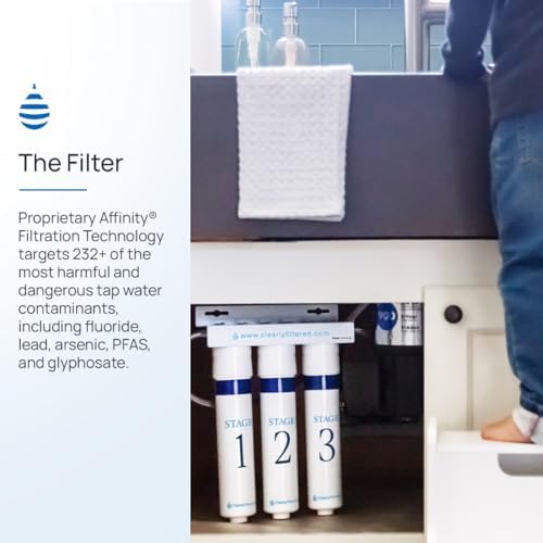 Clearly Filtered 3 Stage Under Sink Water Filter System for Home - Image 4
