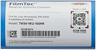 Dow FilmTec, TW30-1812-100HR 100 GPD TFC High Rejection Membrane for Undersink Reverse Osmosis (RO) System - Image 2