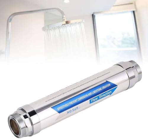 CCYLEZ Magnetic Water Descaler No Salt Compact Whole House Scale Water Softener System for Shower Dishwasher Heater 304 Stainless Steel (Stainless steel) - Image 2