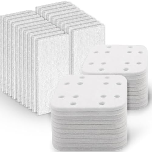 40 Pack Humidifier Replacement Filters and Aroma Pads for LEVOIT, Compatible with LV600HH LV600S OasisMist450S OasisMist600S, Capture Fine Particles to Improve Humidification Efficiency, White by ADDFRESH