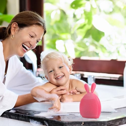 3pcs Baby Kids Silicone Shower Brush Gentle Massage for Bath Time Xmas - Image 4