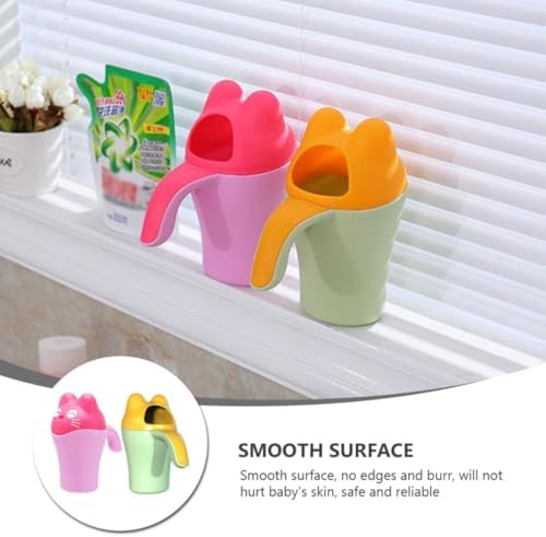 2pcs Baby Bath Rinse Cup and Spray Outlet with Ergonomic Handle - Image 7