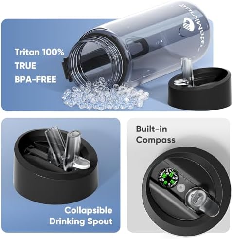 SurviMate 5-Stage 0.01μm Ultra-Filtration Filtered Water Bottle BPA-Free - Image 5
