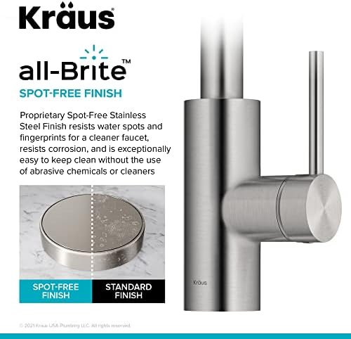 KRAUS Spot Free Stainless Steel Pull Down Kitchen Faucet KPF-2620SFS - Image 5